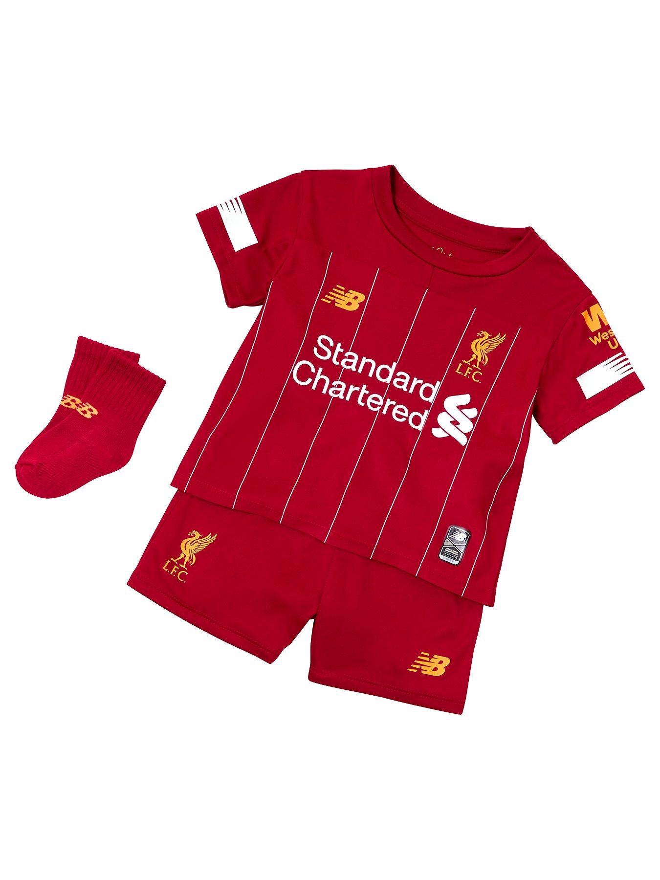 New Balance Liverpool Fc Baby 2019 20 Home Kit Set Red