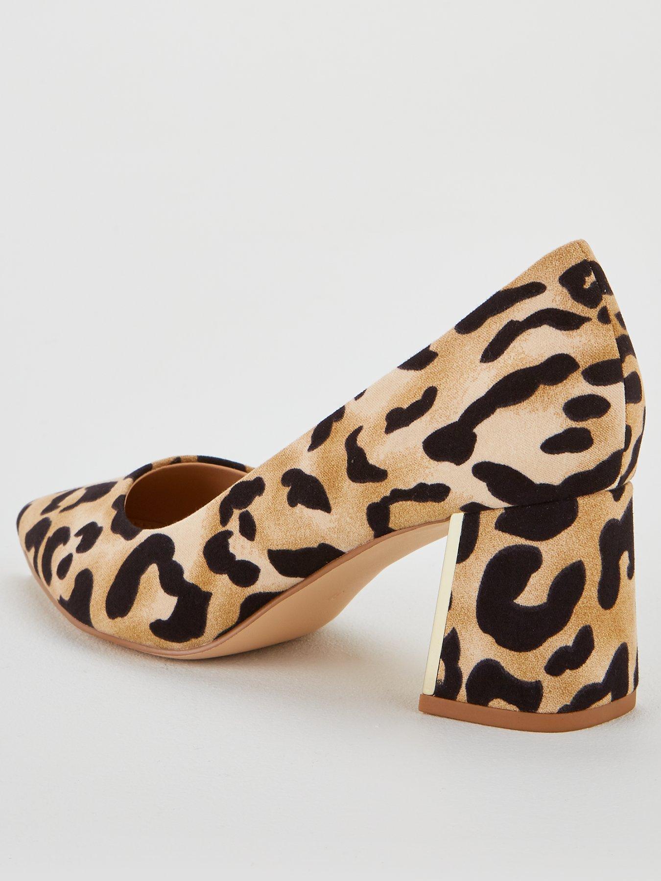 leopard court shoes