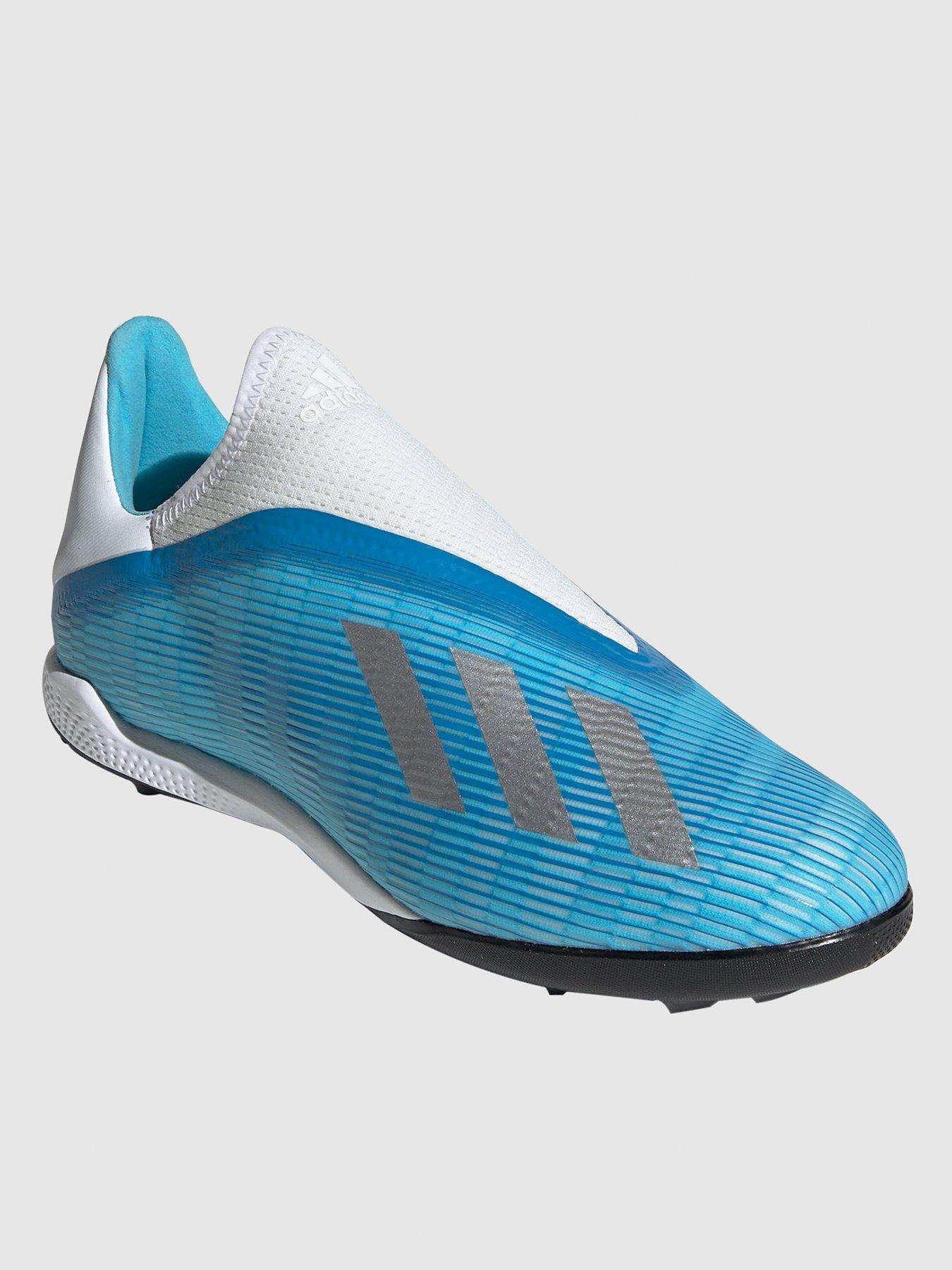 blue astro turf boots