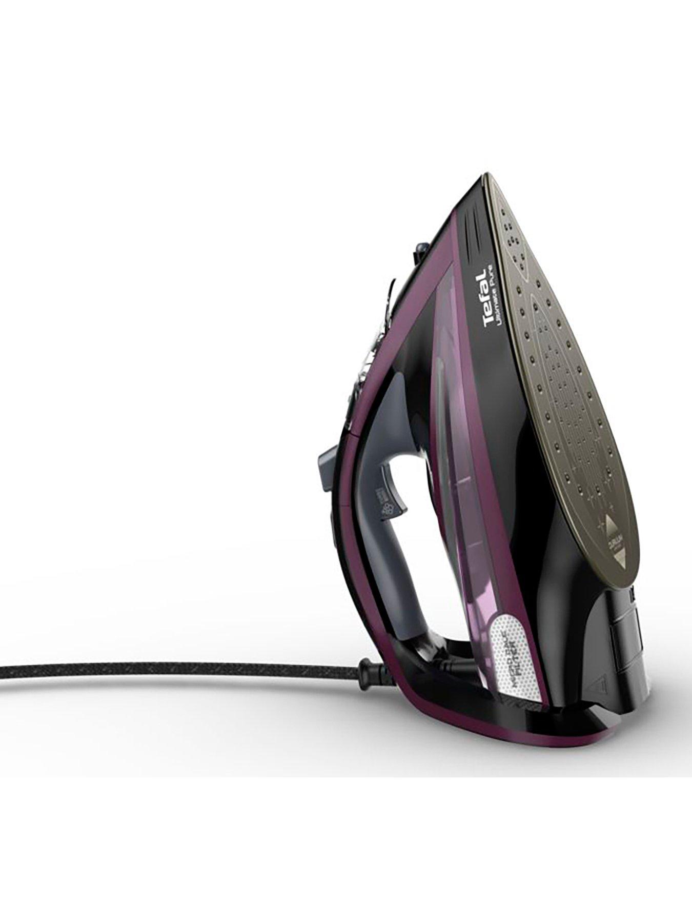 stillFront image of tefal-steam-iron-350ml-ultimate-pure-antiscale-fv9830