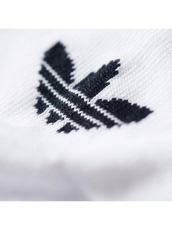 stillFront image of adidas-originals-trefoil-liners-white