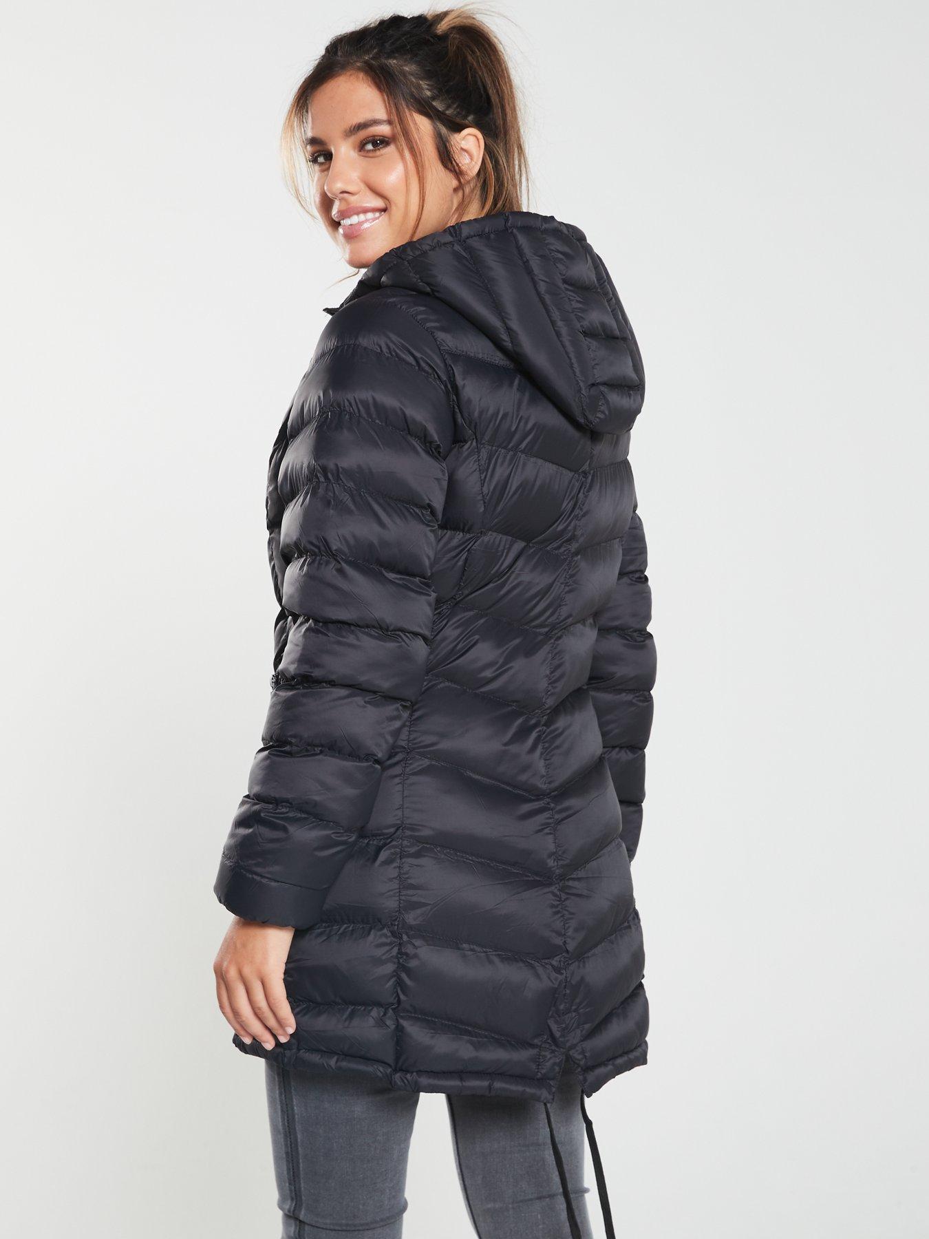 Rianna Long Padded Jacket Black