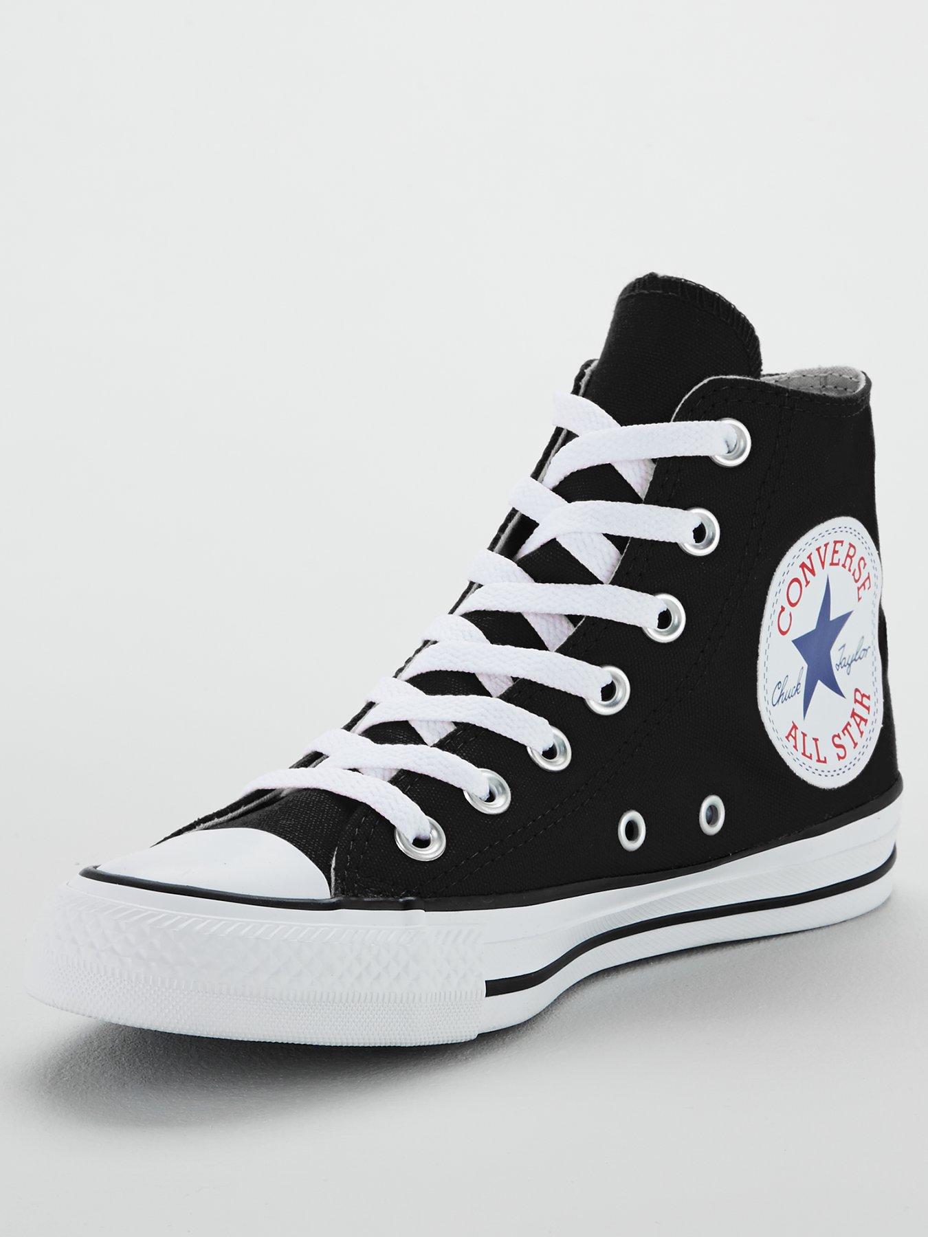 converse low black white