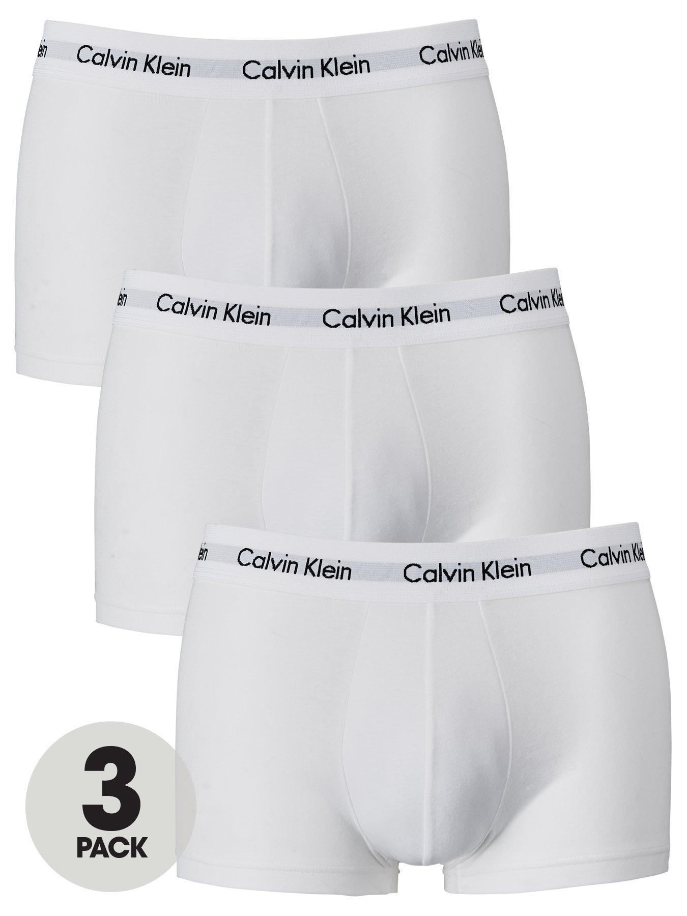 Calvin klein 3 low rise trunks best sale