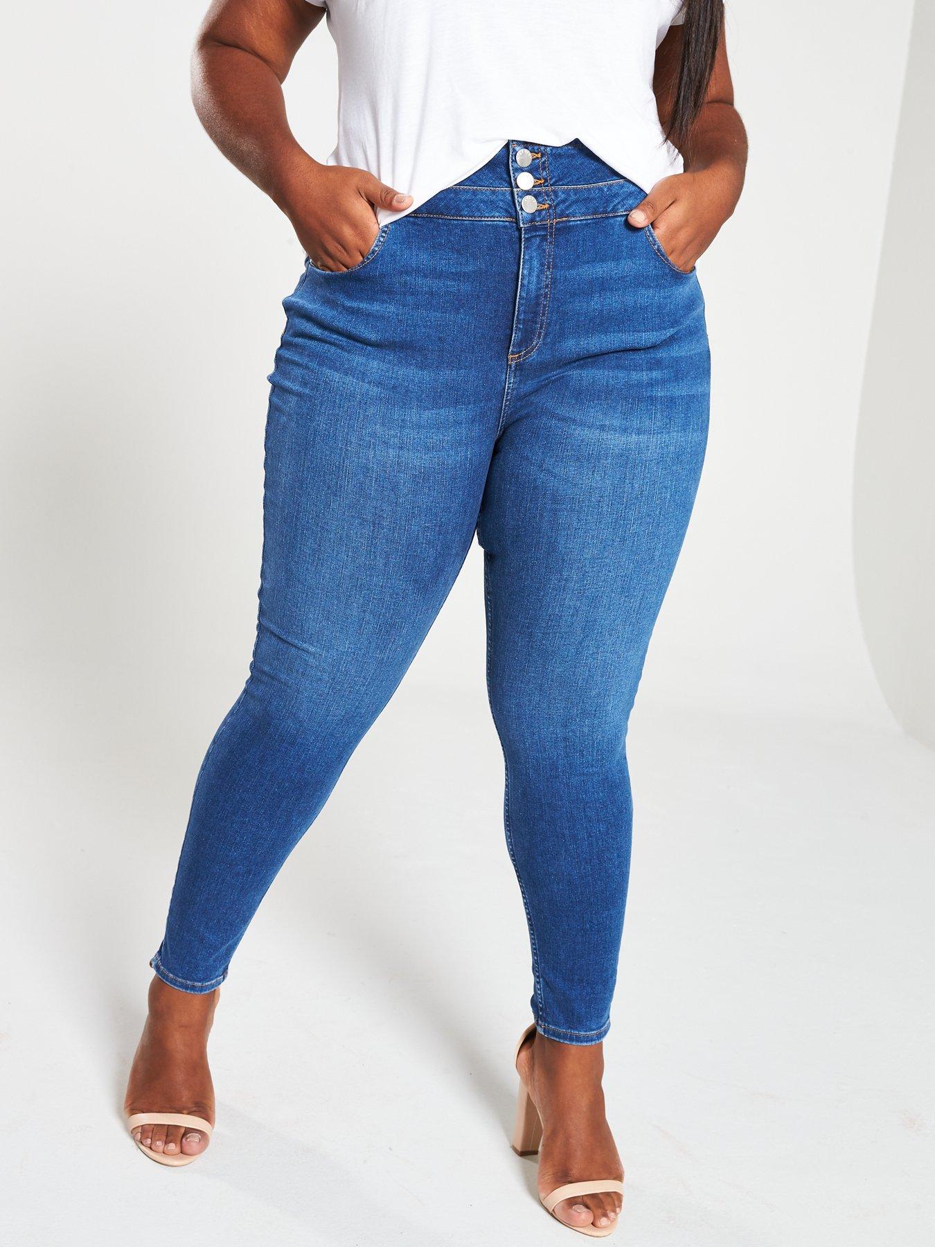 curve high waisted jeans