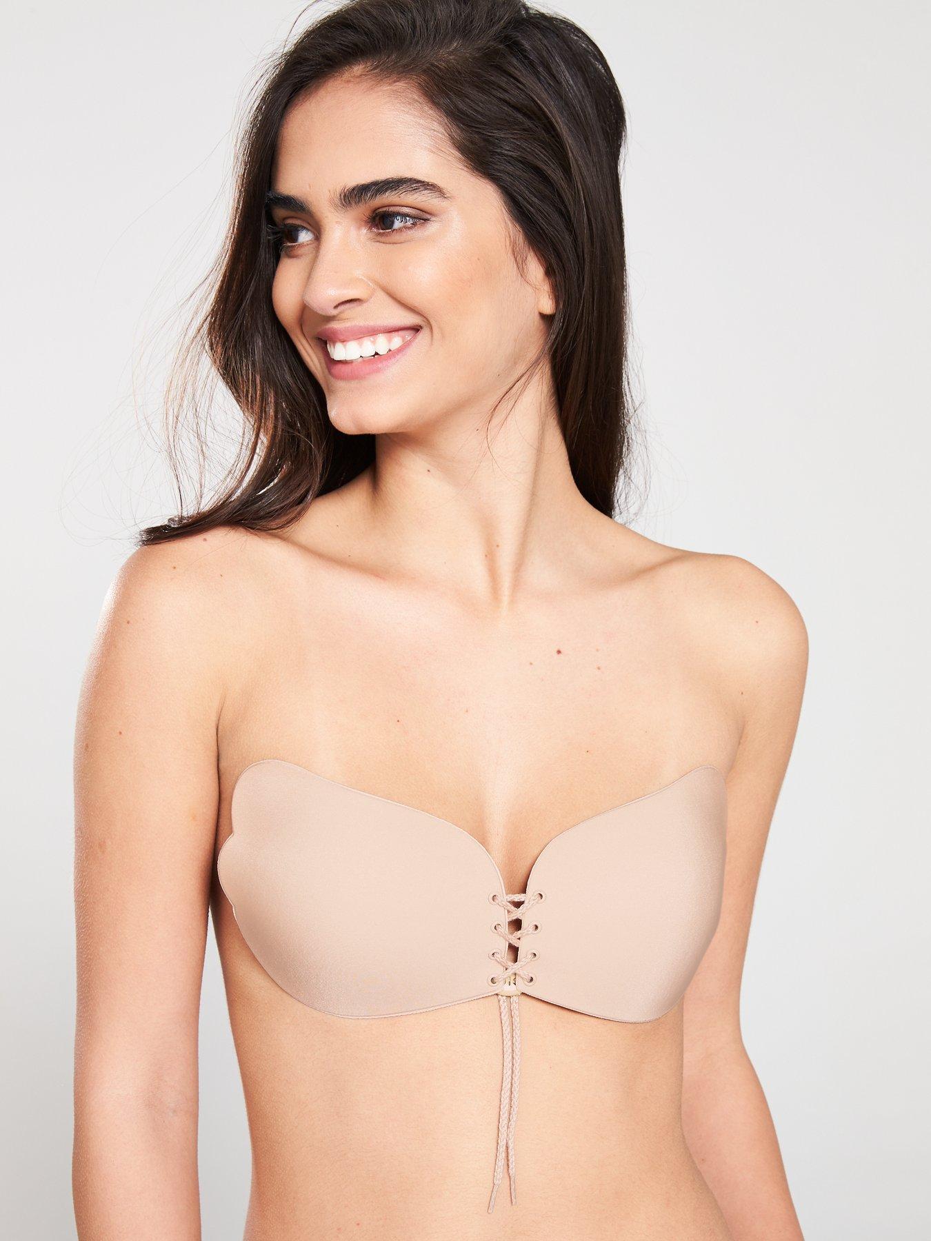 LX PRODUCTS Backless Bra with Transparent Straps Fancy Bra(COLOUR