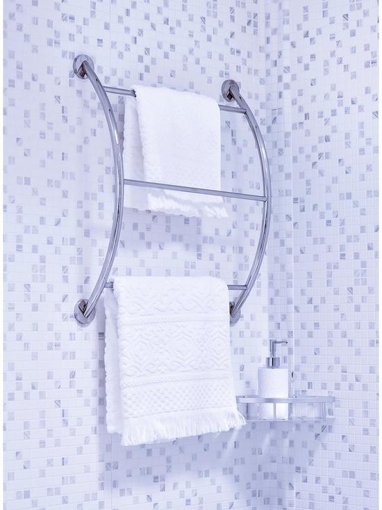 stillFront image of aqualona-premium-d-shaped-towel-rail