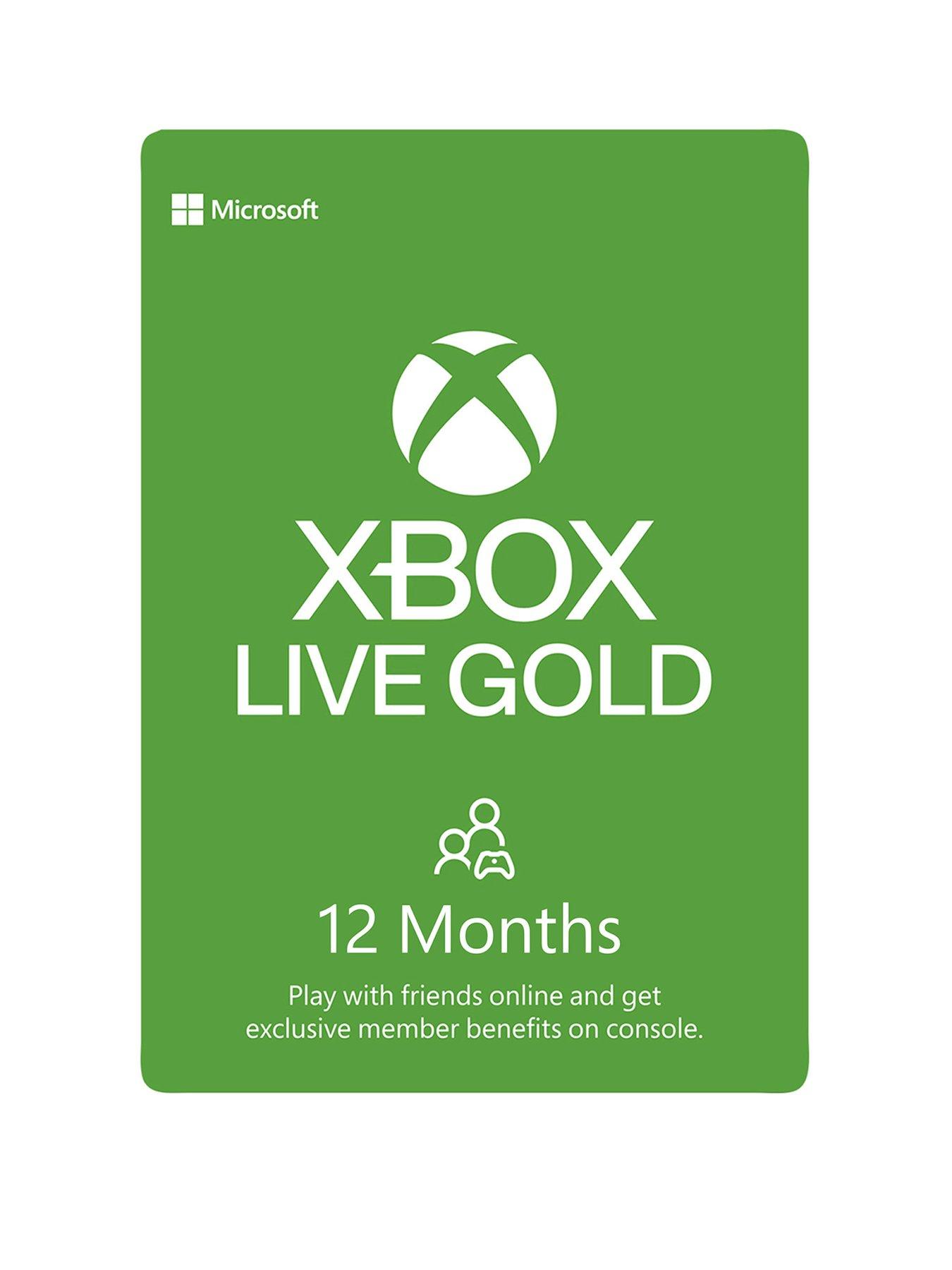 Xbox Live 12 Month Gold Membership - [Digital] 