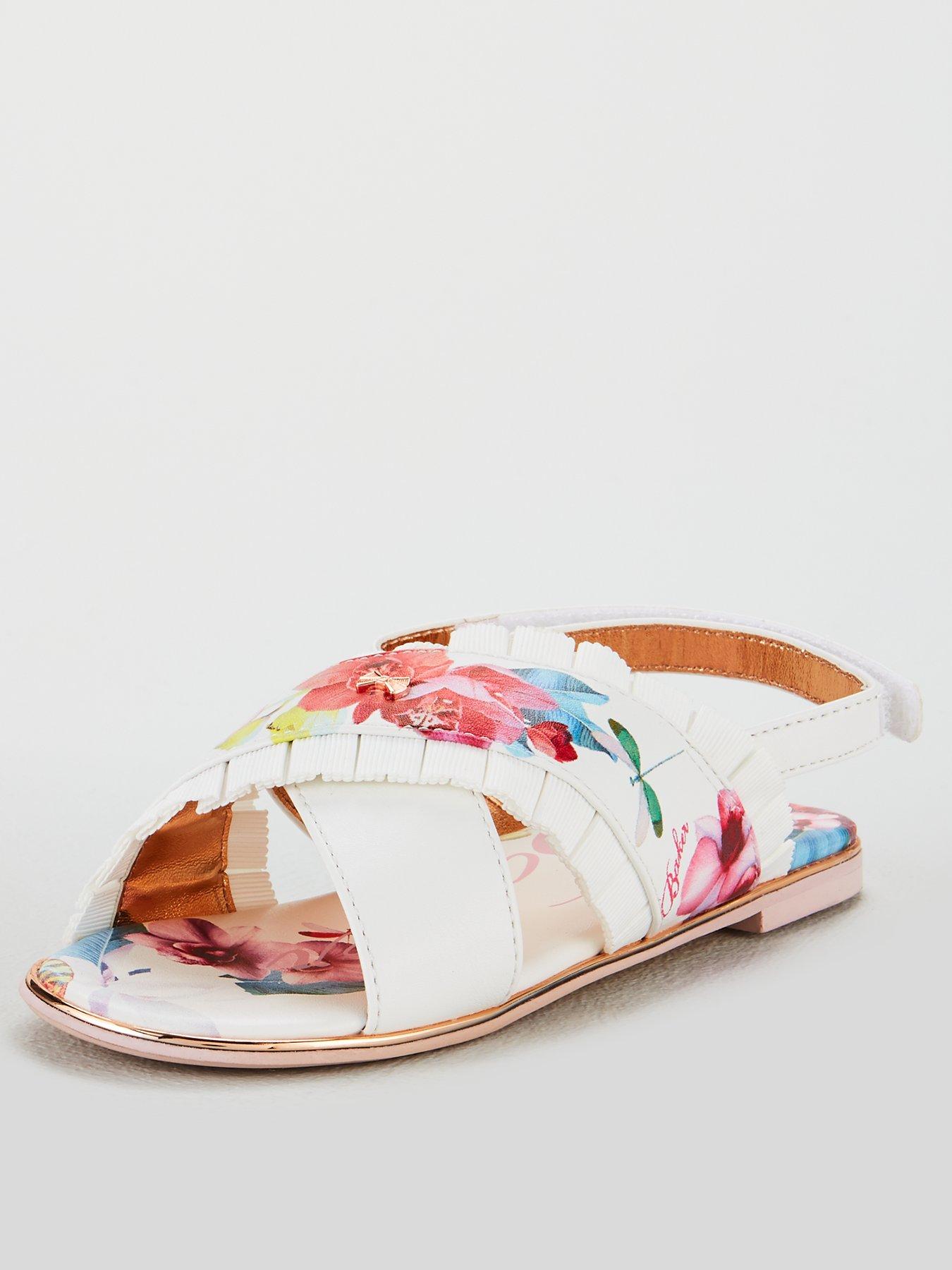 girls ted baker flip flops