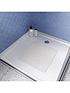  image of croydex-white-rubagrip-shower-tray-bath-mat