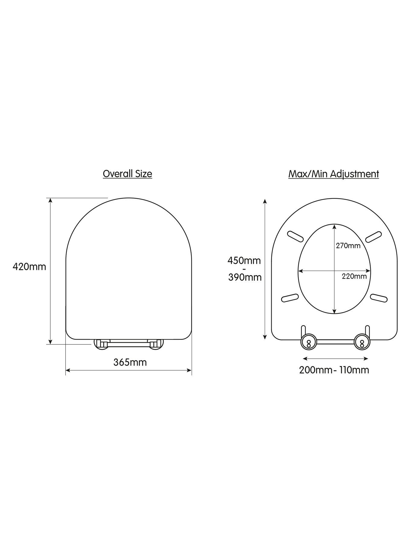  image of croydex-eyre-flexi-fix-toilet-seat