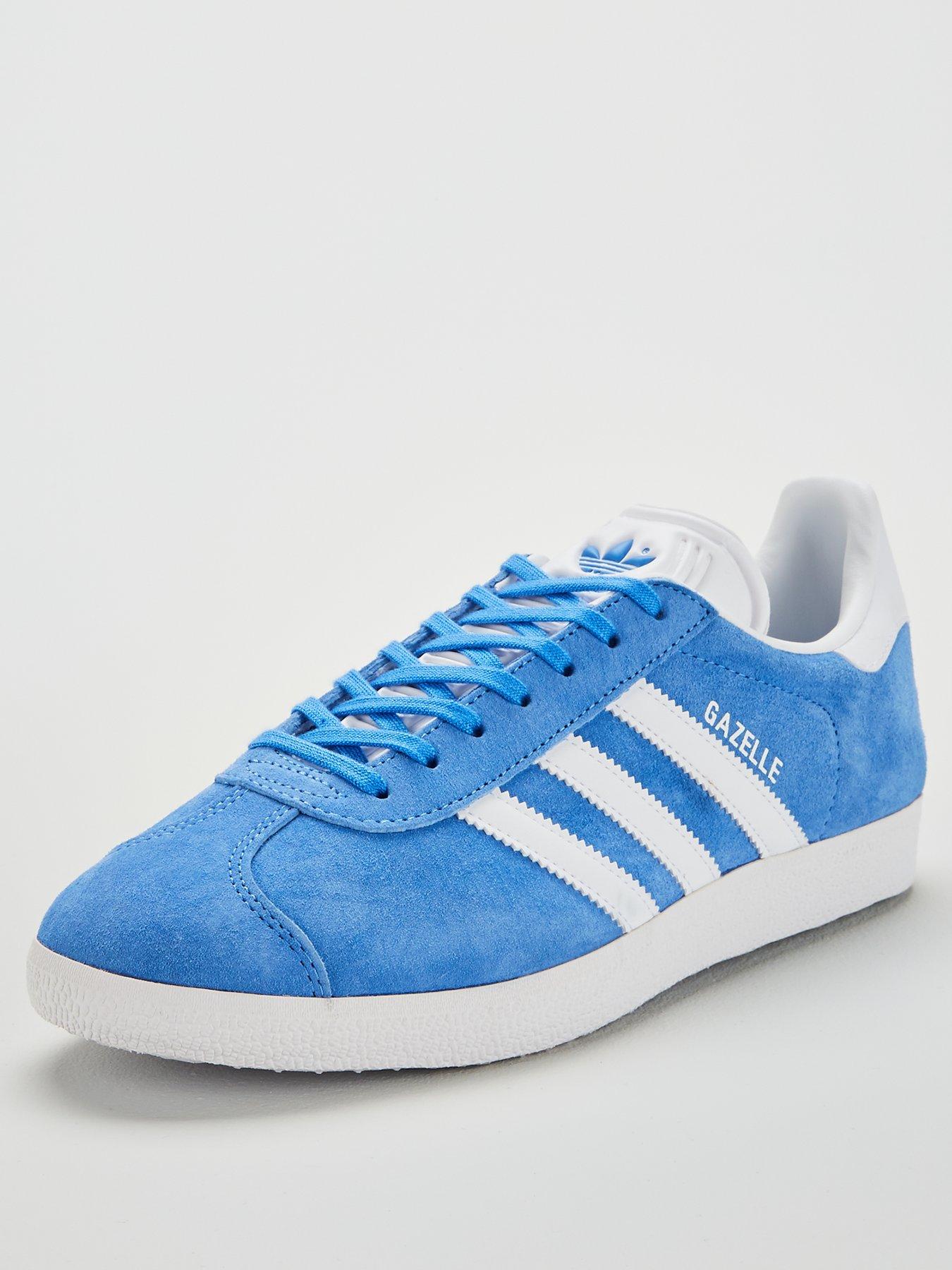 mens blue gazelle trainers