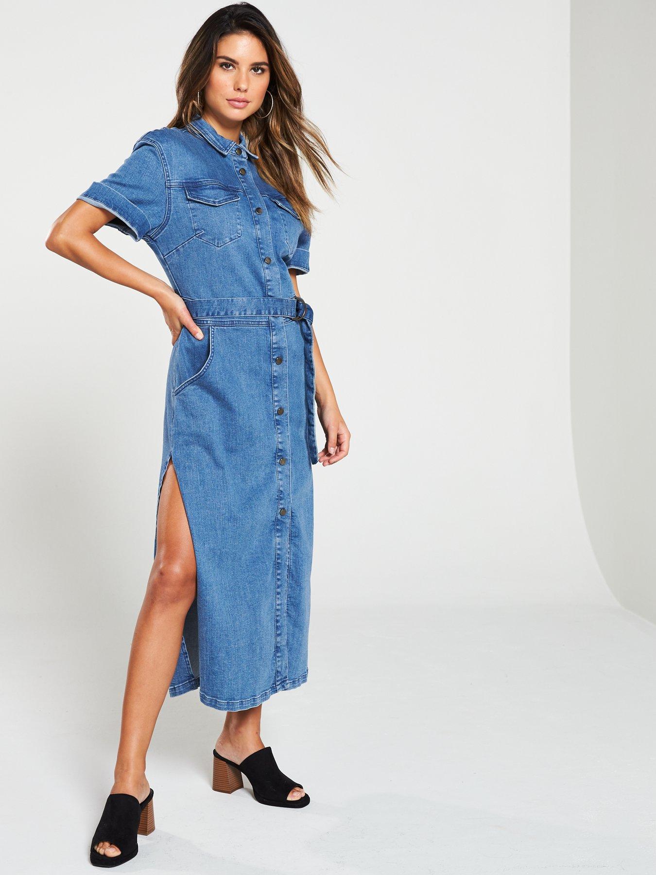 littlewoods denim dress