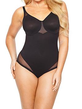 Miraclesuit   Sexy Sheer Shaping Bodybriefer - Black