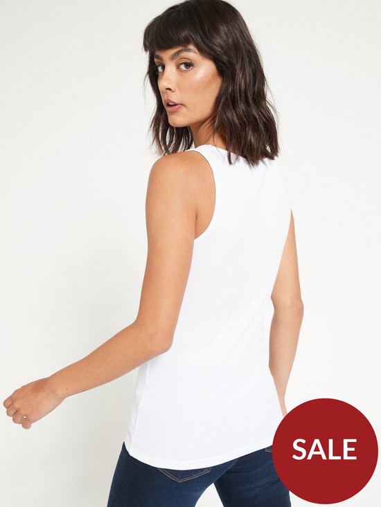 stillFront image of everyday-the-essential-rib-vest-top-white
