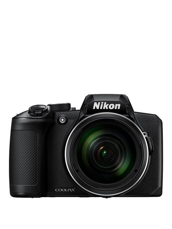 front image of nikon-coolpix-b600-60x-optical-zoom-bridge-camera-black