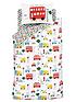  image of catherine-lansfield-transport-fitted-sheet-toddler-multi
