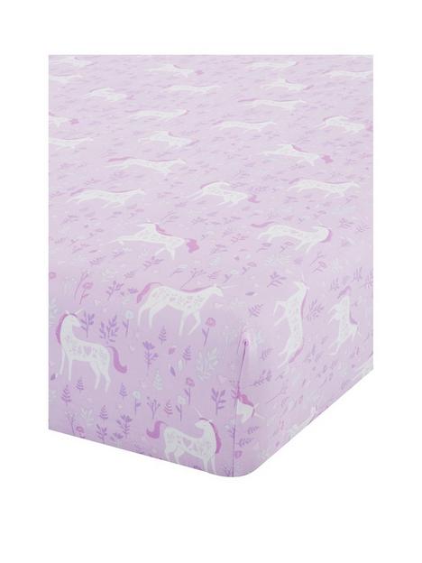 catherine-lansfield-folk-unicorn-fitted-sheet-toddler