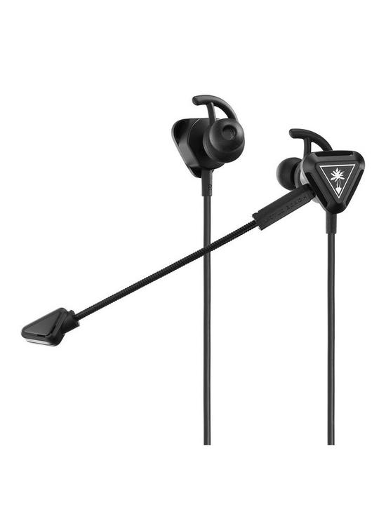 front image of turtle-beach-battlebud-in-ear-gaming-headset-in-black