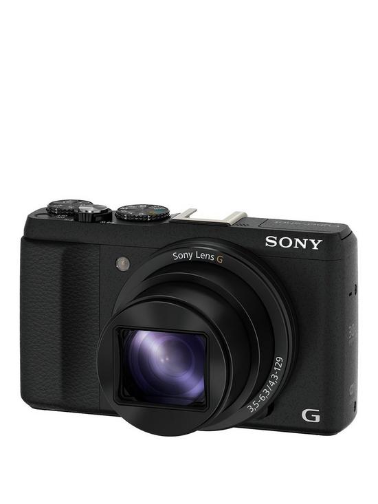 front image of sony-dsc-hx60-204mp-compact-camera-with-30x-optical-zoom