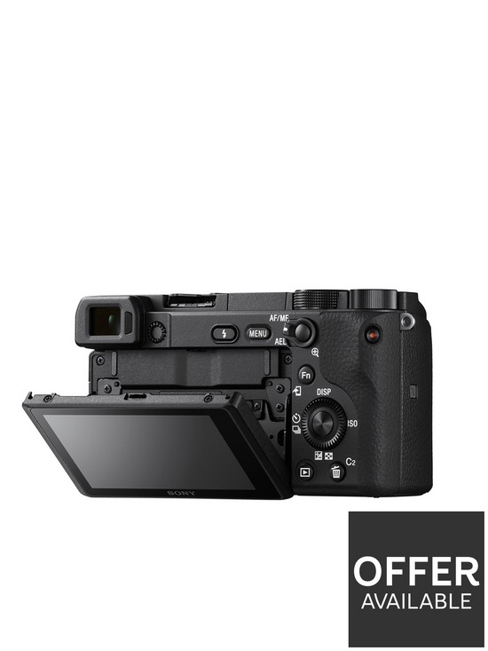 outfit image of sony-alpha6400-e-mount-mirrorless-camera-with-aps-c-sensor-and-real-time-eye-af