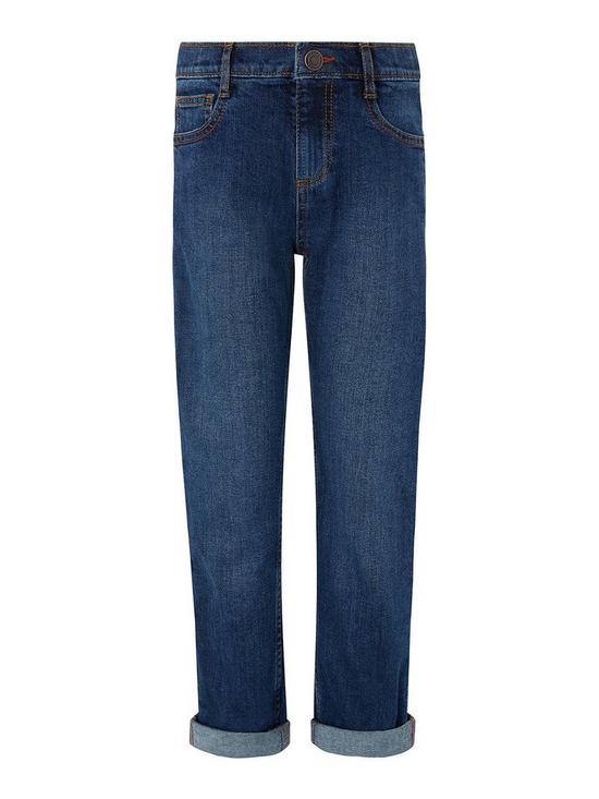 front image of monsoon-boys-james-straight-leg-jeans-navy