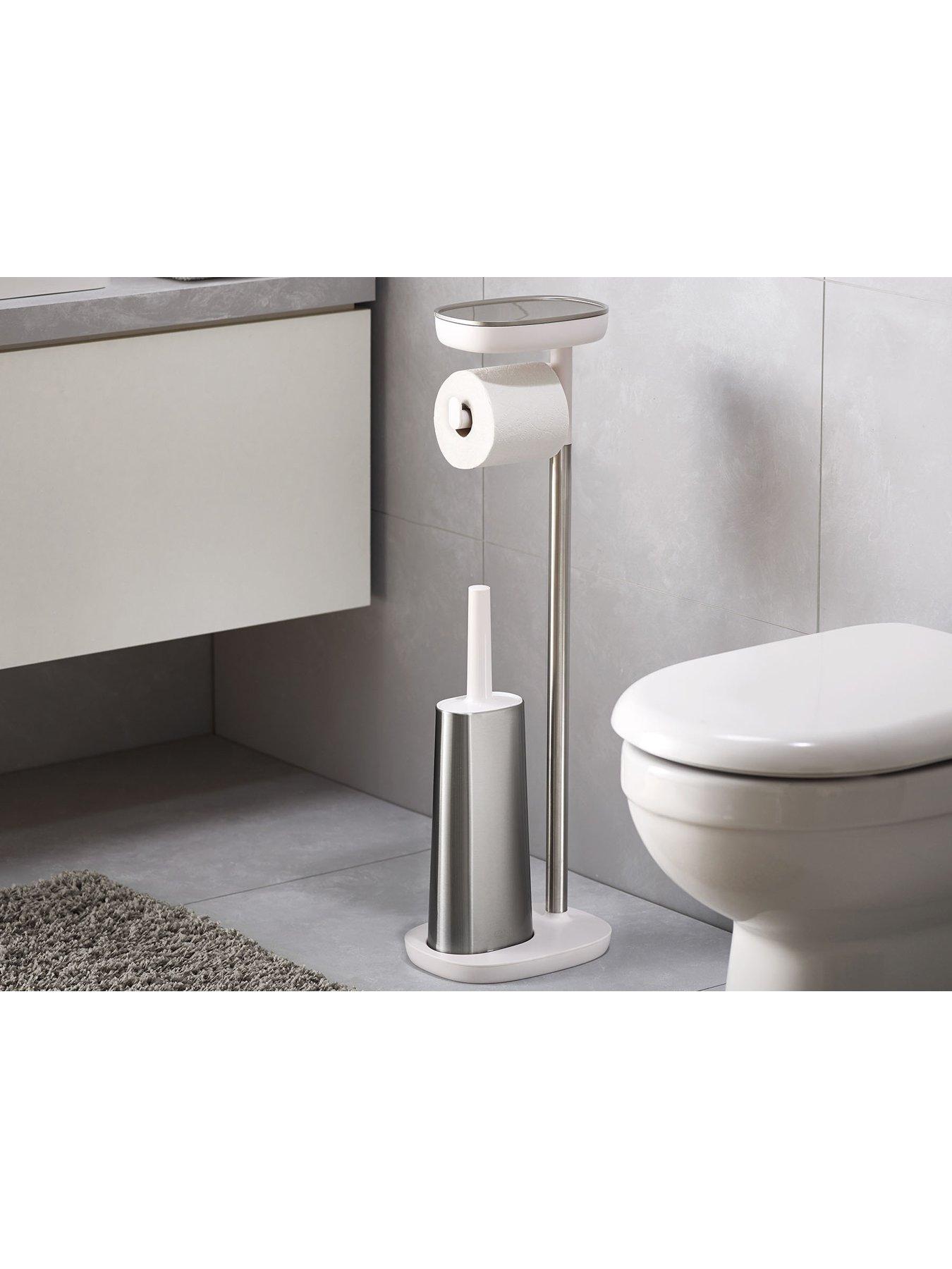 Joseph Joseph Easystore Butler Plus Standing Toilet Roll Holder with
