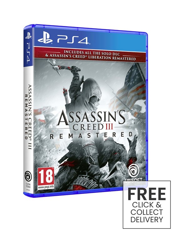 front image of playstation-4-assassins-creed-iii-remastered