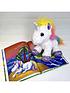  image of signature-gifts-personalised-unicorn-story-plush-toy-gift-set-including-free-giftbox