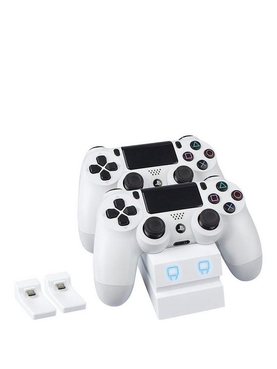 stillFront image of venom-white-twin-ps4-controller-charge-dock