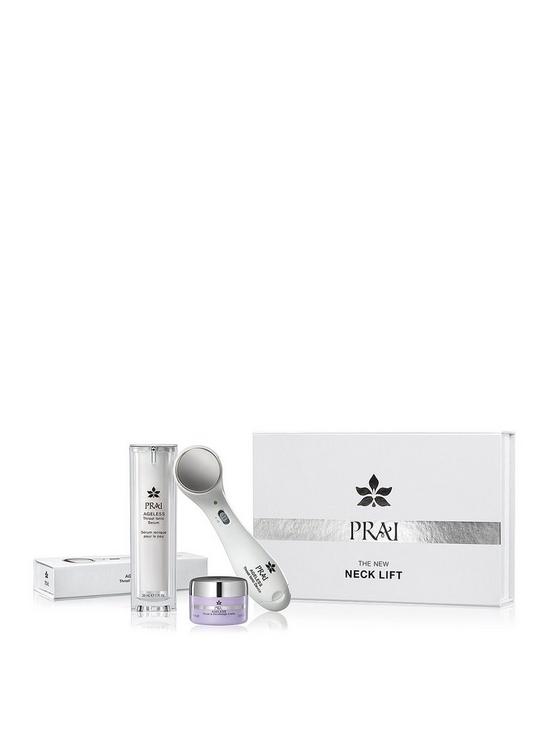 front image of prai-ageless-throat-ionic-device-amp-serum-neck-lift-set