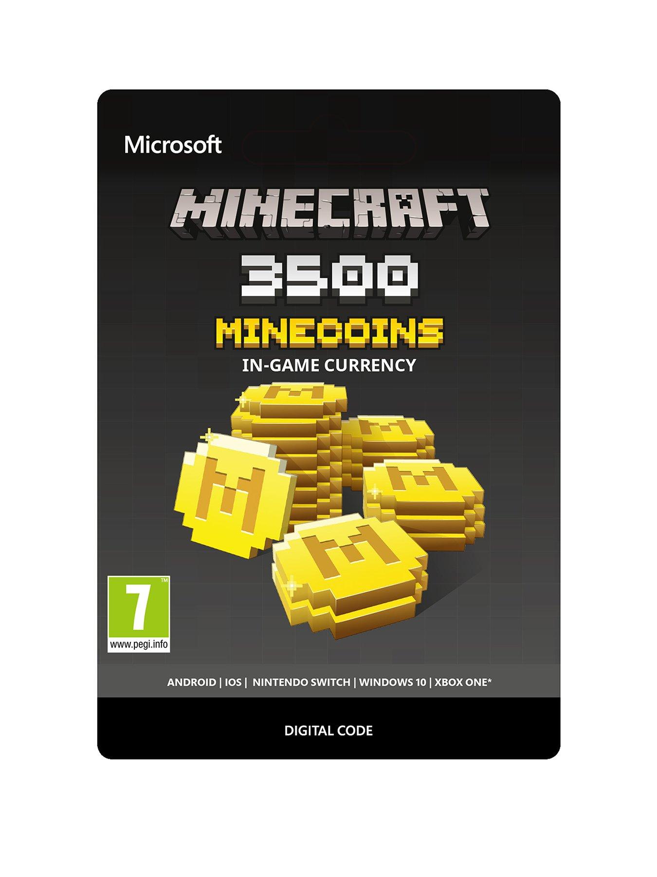 Image 1 of 5 of Xbox Minecraft&nbsp;Minecoins 3500 Coins - Digital Download for&nbsp;Android | iOS | NINTENDO SWITCH | XBOX ONE | WIN 10*