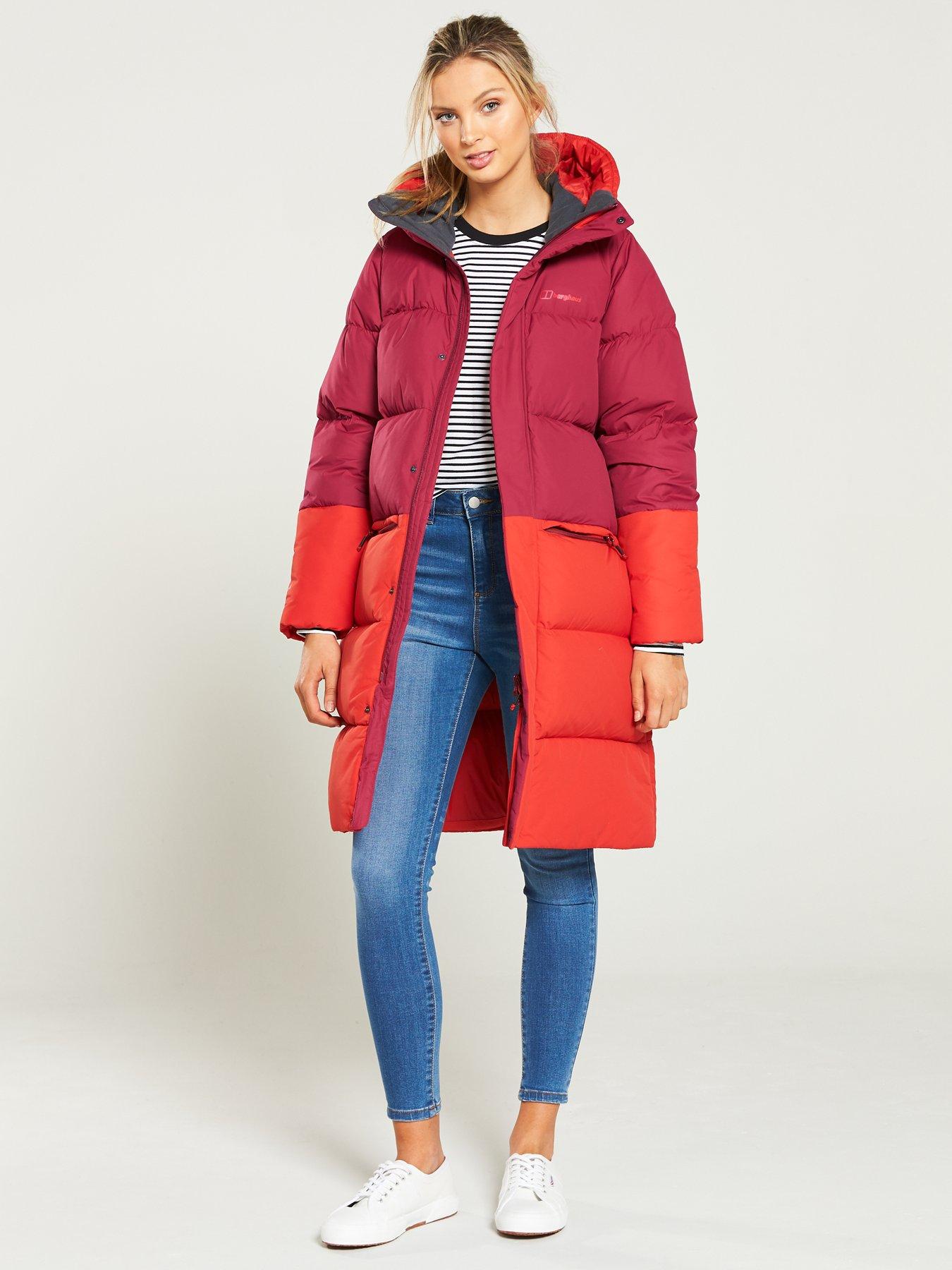 women's combust reflect long down insulated jacket