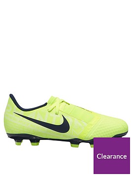 Nike Junior Phantom Venom Academy Firm-Ground Football Boots - Black | littlewoods.com