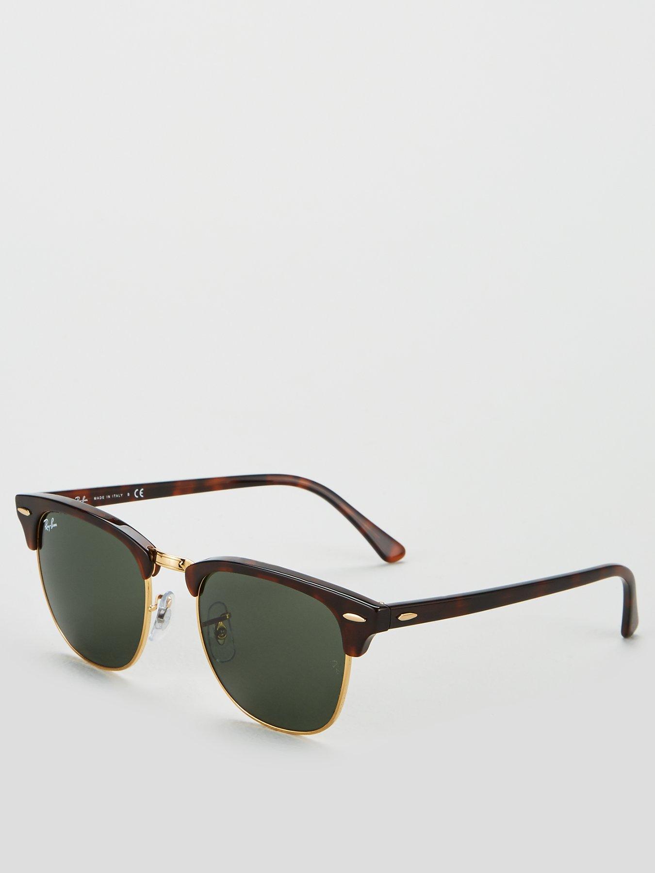 ray ban clubmaster tortoise shell sunglasses
