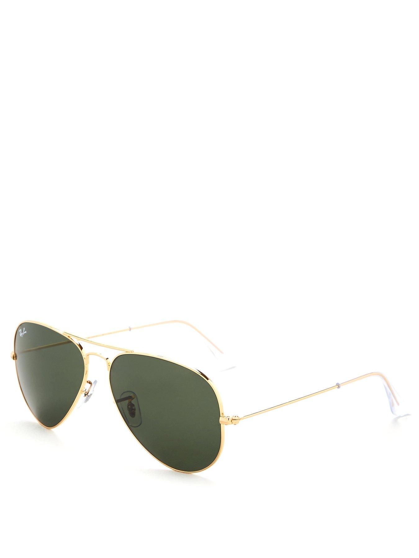 Image 1 of 4 of Ray-Ban Aviator 0RB3025 Sunglasses - Gold