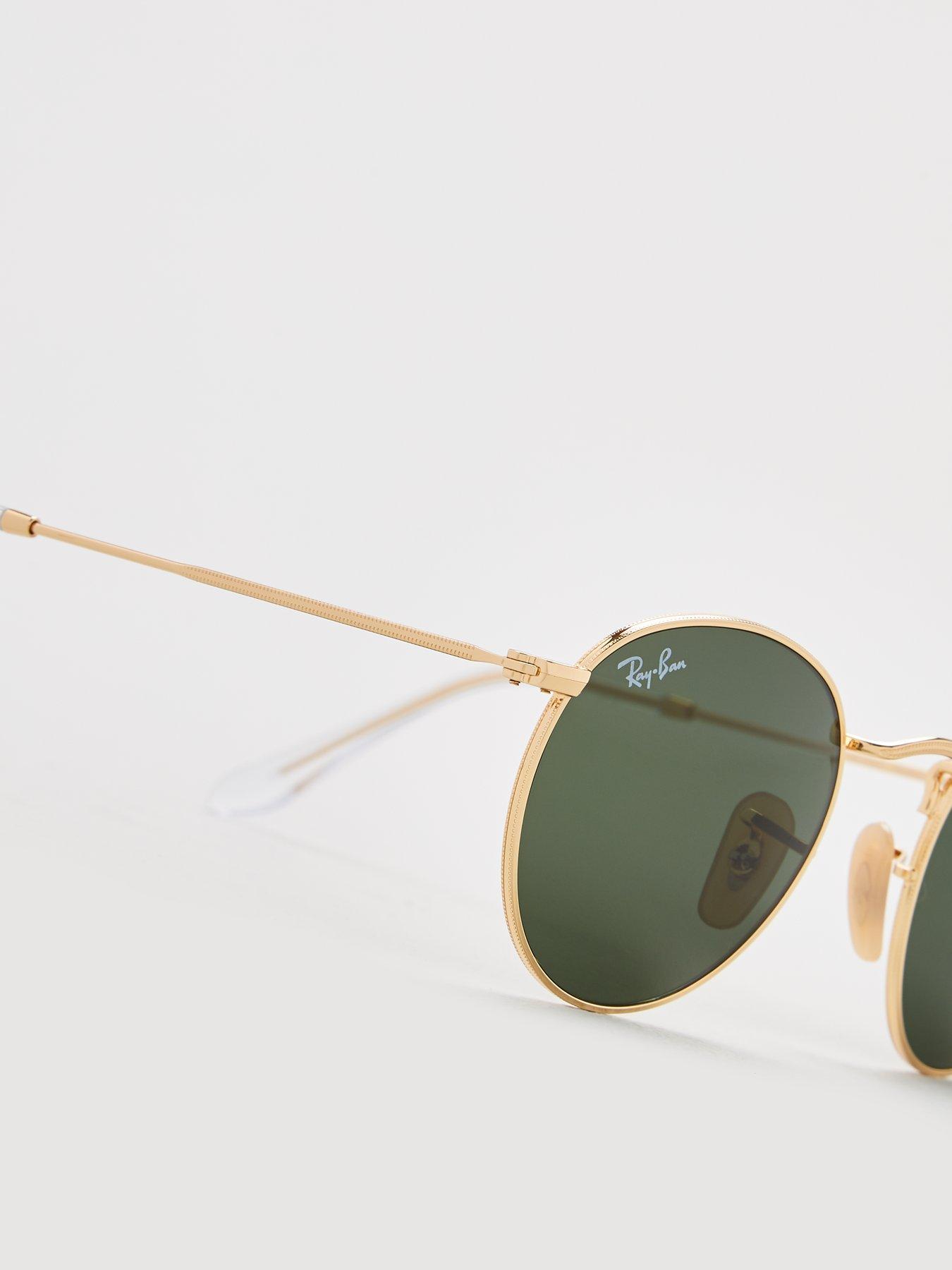 Image 2 of 4 of Ray-Ban Round 0RB3447 Sunglasses - Gold