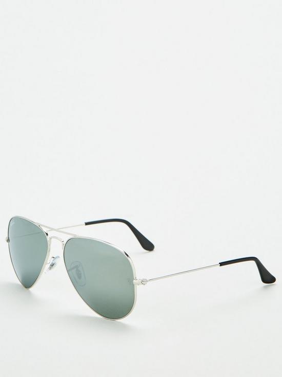 front image of ray-ban-rayban-aviator-0rb3025-sunglasses