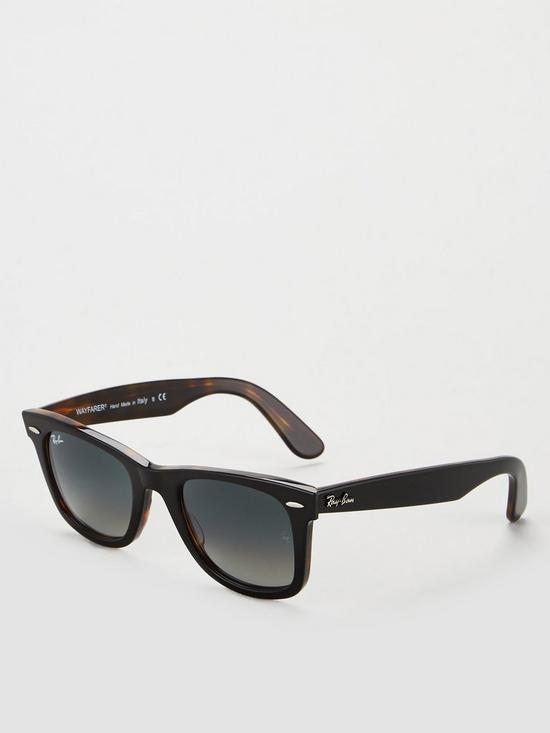 front image of ray-ban-rayban-wayfarer-0rb2140-sunglasses