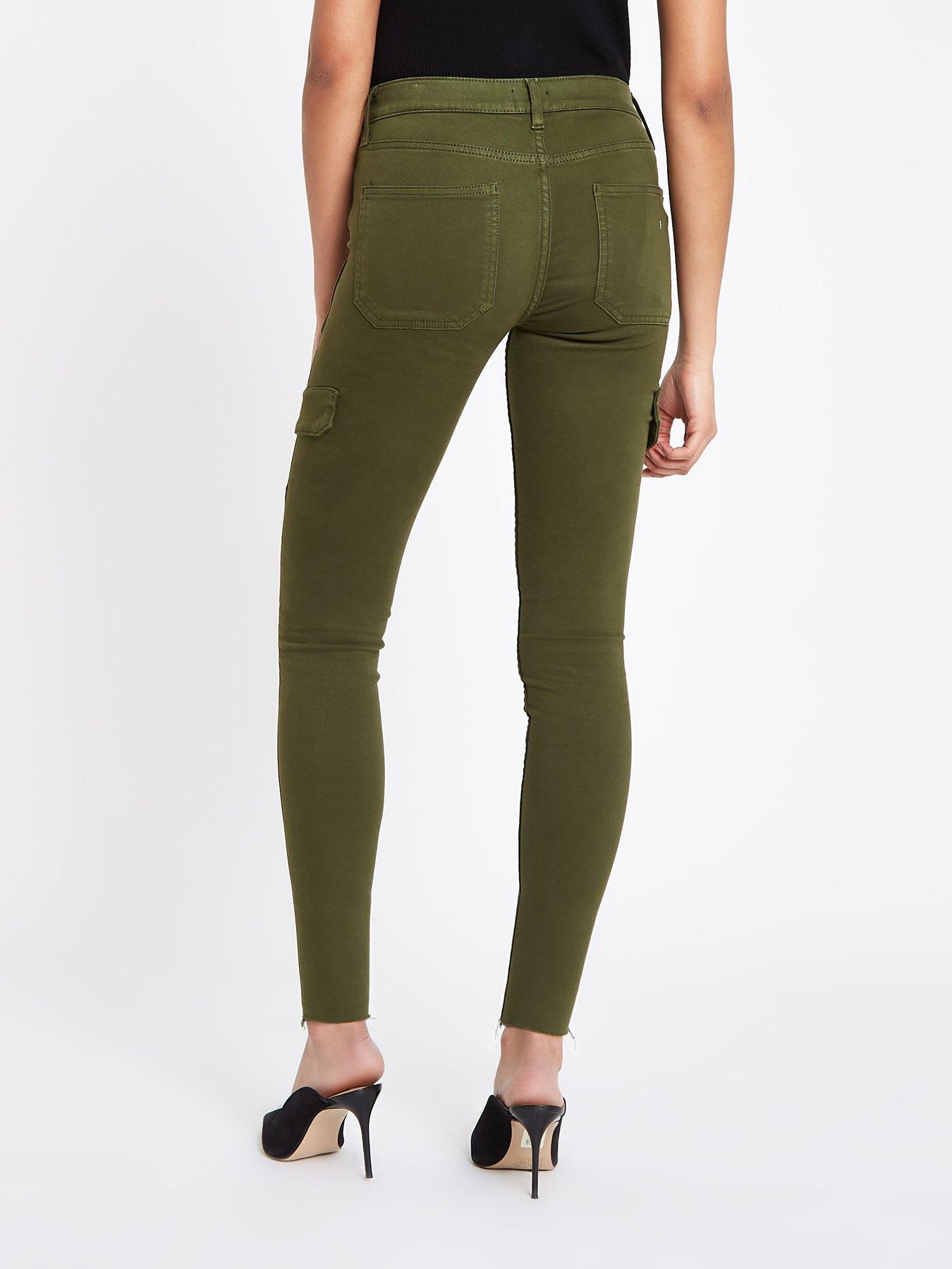 river island khaki jeans