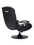  image of brazen-pride-21-bluetooth-gaming-chair-black-and-white