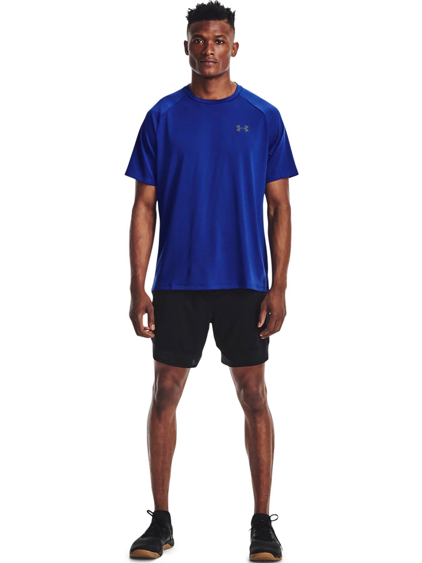 UNDER ARMOUR MEN'S HEATGEAR ARMOUR COMPRESSION SHORT SLEEVE TOP ROYAL –  National Sports