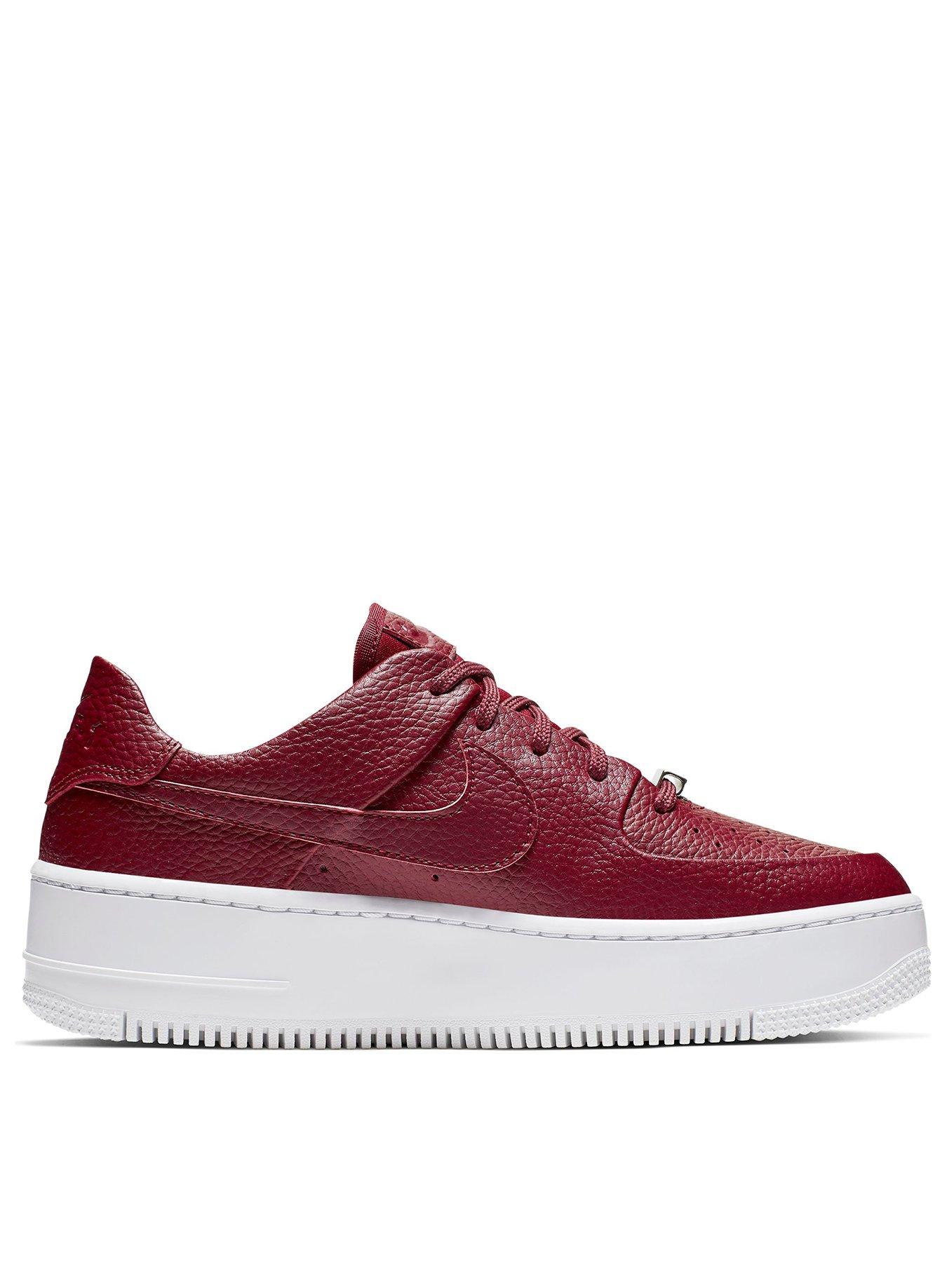 air force 1 low burgundy