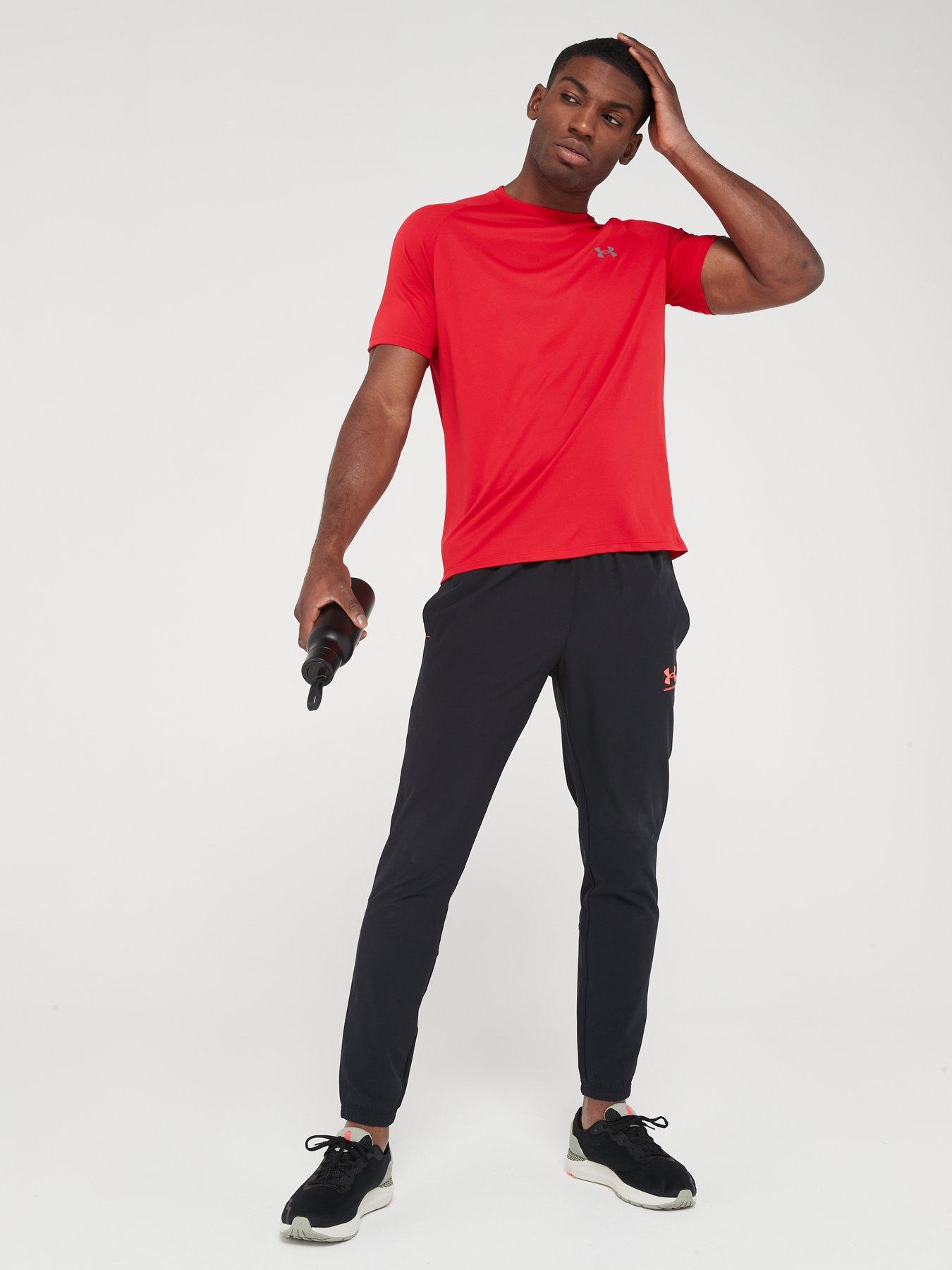  image of under-armour-tech-20-short-sleeve-t-shirt-redgrey