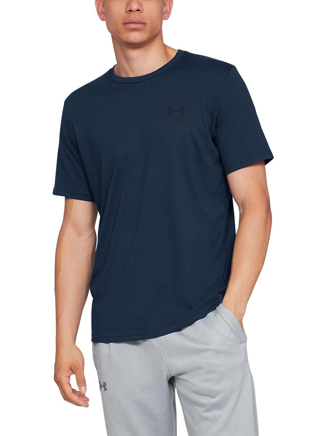 undefined Training Sportstyle Left Chest Short Sleeve T-Shirt - Navy
