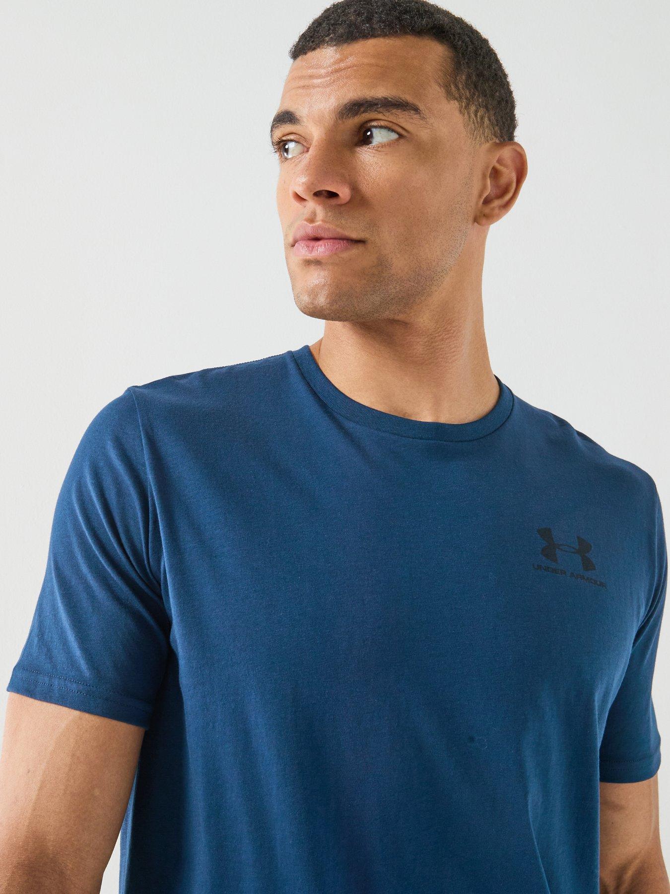 Image 4 of 6 of UNDER ARMOUR Training&nbsp;Sportstyle Left Chest Short Sleeve T-Shirt - Navy