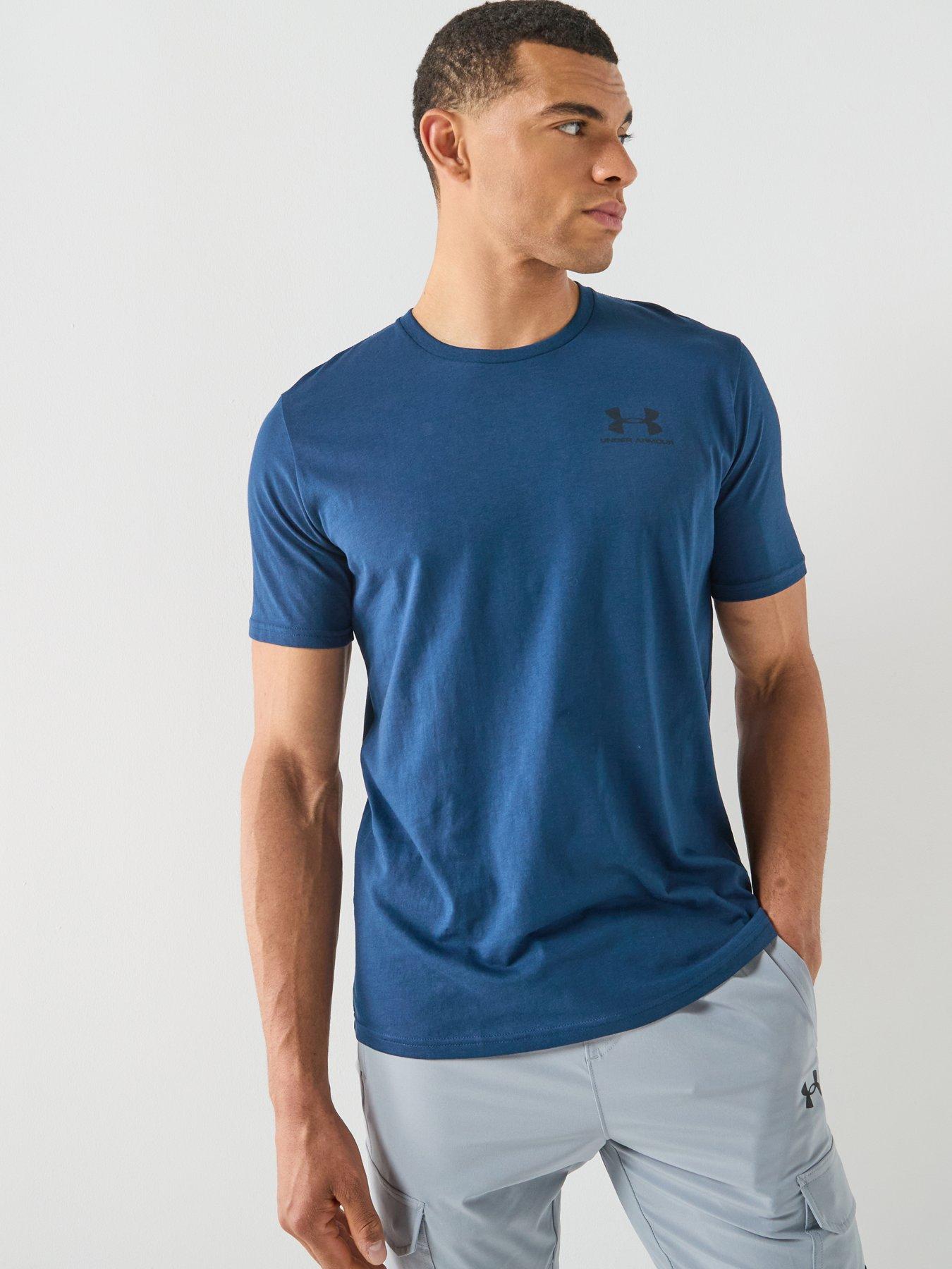 Image 6 of 6 of UNDER ARMOUR Training&nbsp;Sportstyle Left Chest Short Sleeve T-Shirt - Navy