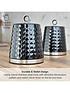  image of morphy-richards-dimensions-set-of-three-storage-canisters-ndash-black