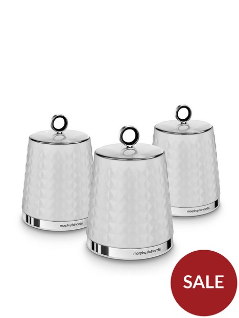 morphy-richards-dimensions-set-of-three-storage-canisters-ndash-white