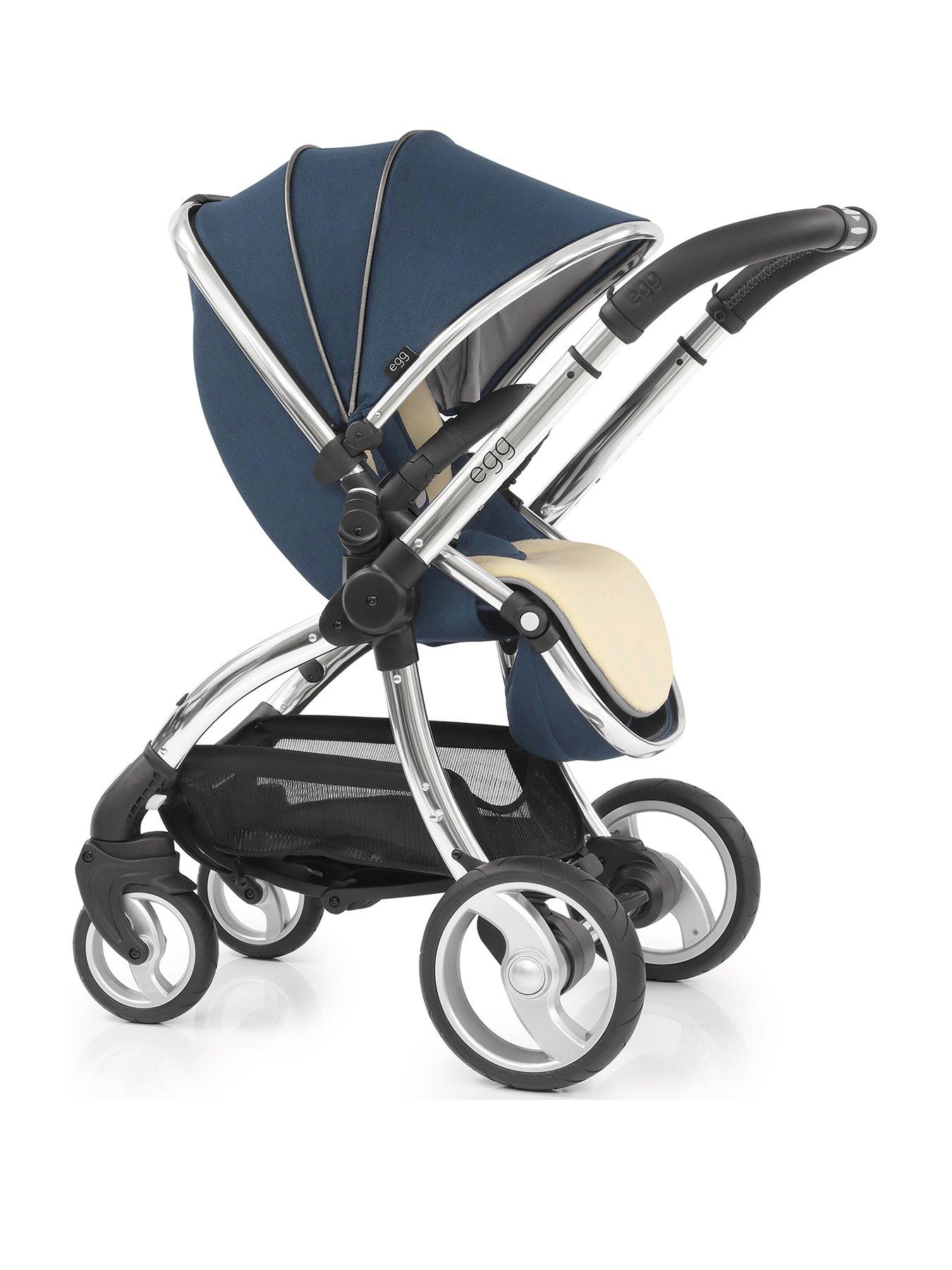 navy pushchair